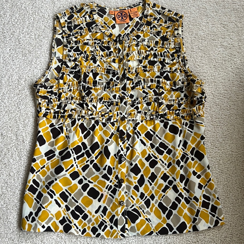 Tory BURCH silk sleeveless blouse - Size 8